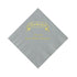Silver Personalized Oktoberfest Beverage Napkins With Gold Foil - 50 Per Pack