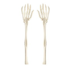 12 1/2" Skeleton Hands Salad Servers - 2 Per Pack