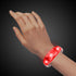 LED Light Up Red Sound Activated Silicone Bracelet
