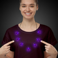 LED Light Up Spider Necklace