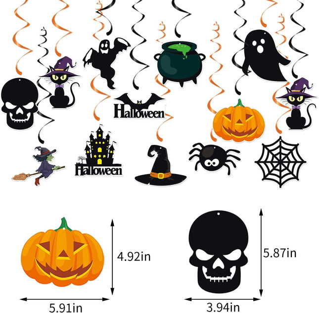 Spooky Halloween Swirls