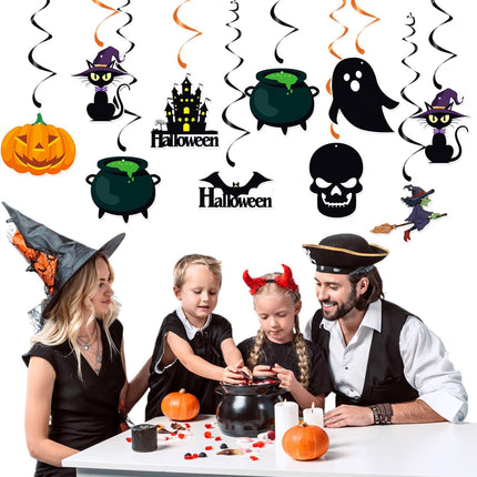 Spooky Halloween Swirls