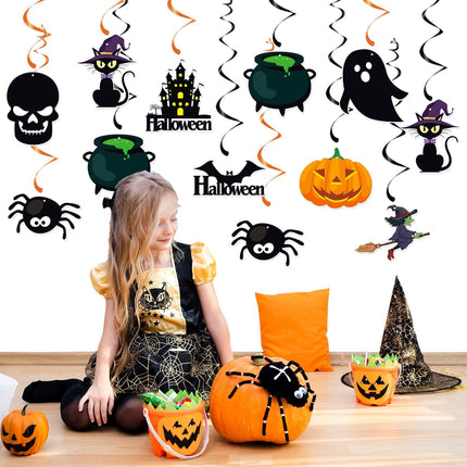 Spooky Halloween Swirls