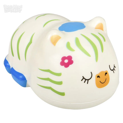 6.25" Squish Zebra - Assorted 12 Per Pack