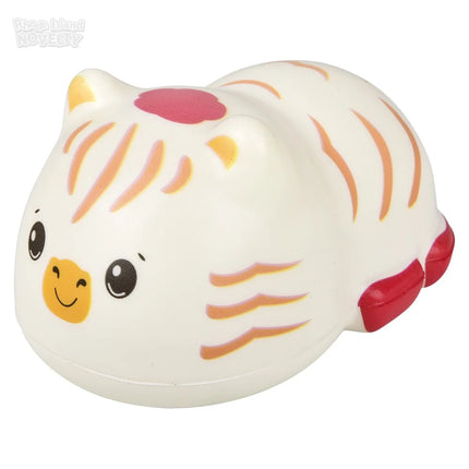 6.25" Squish Zebra - Assorted 12 Per Pack