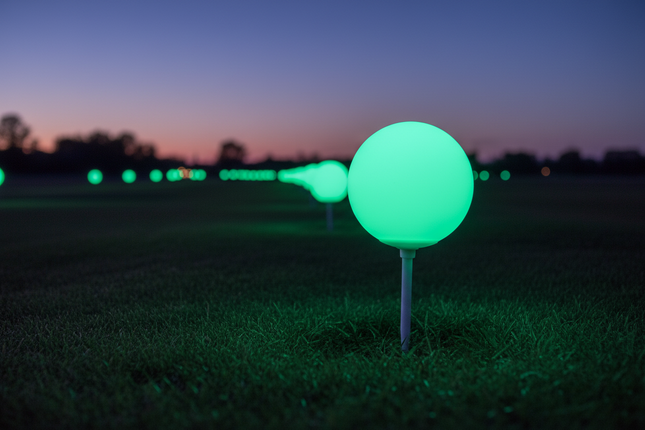 Tee Box Spike Ball Markers