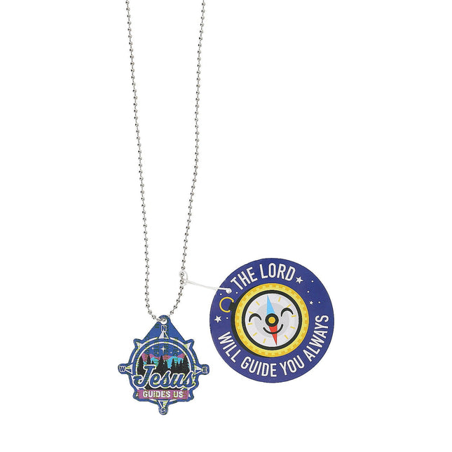 The Lord Will Guide You Necklace with Handout Card Kit - 24 Pc. Per Pack