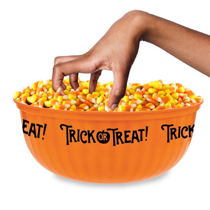 Orange Halloween Trick Or Treat Bowl