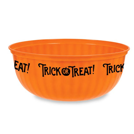 Orange Halloween Trick Or Treat Bowl