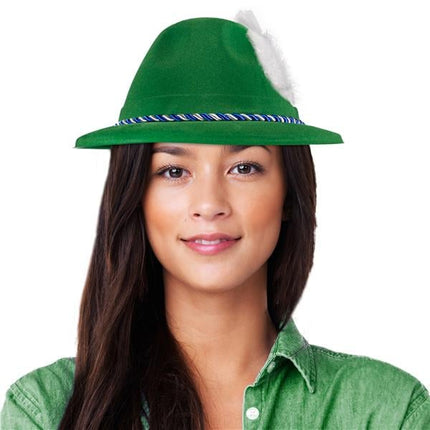 Oktoberfest Green Alpine Hat