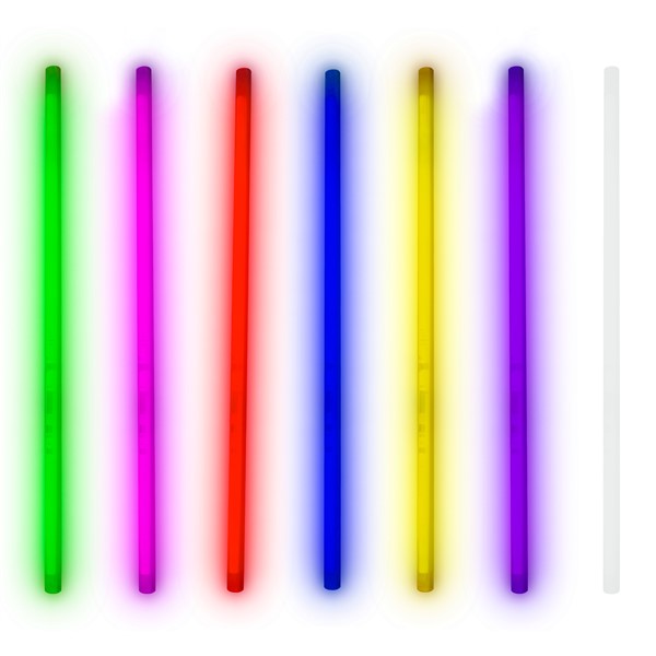 9 Inch Glow Straws & Bracelet/Wristband