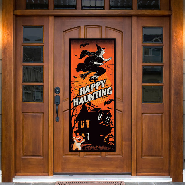 Vintage Halloween Door Cover - 30" Wide x 60" Long