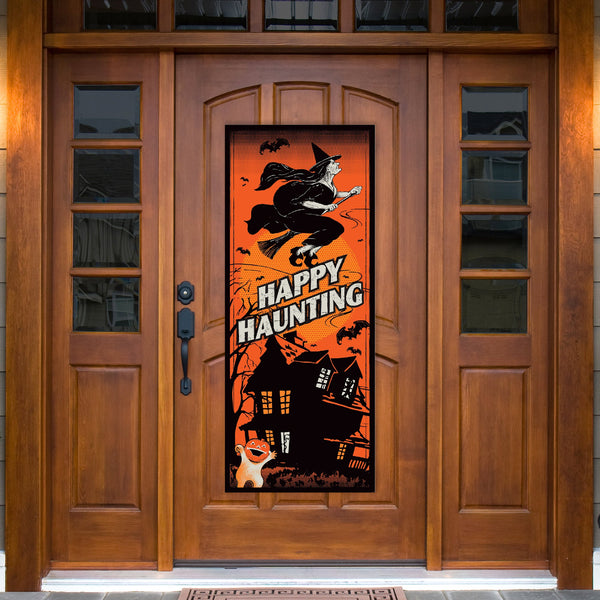 Vintage Halloween Door Cover - 30