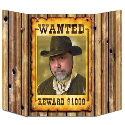 Wanted Poster Photo Prop
