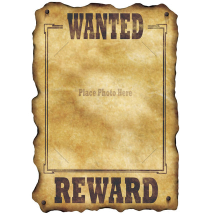 Wanted Reward Photo Holder

