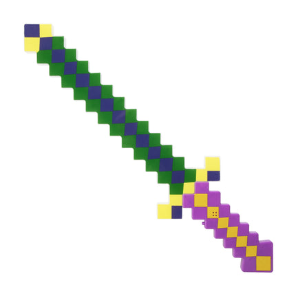 24 Inch LED Light Up Tie Dye Pixel Sword