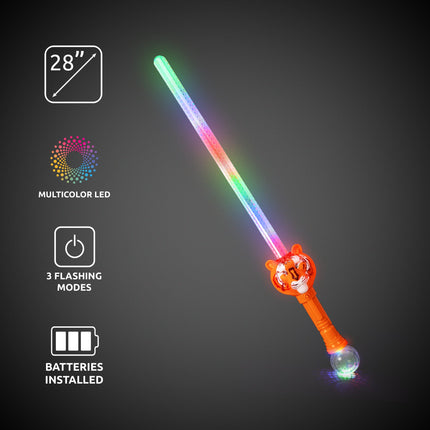 28 Inch LED Zoo Tiger Sword