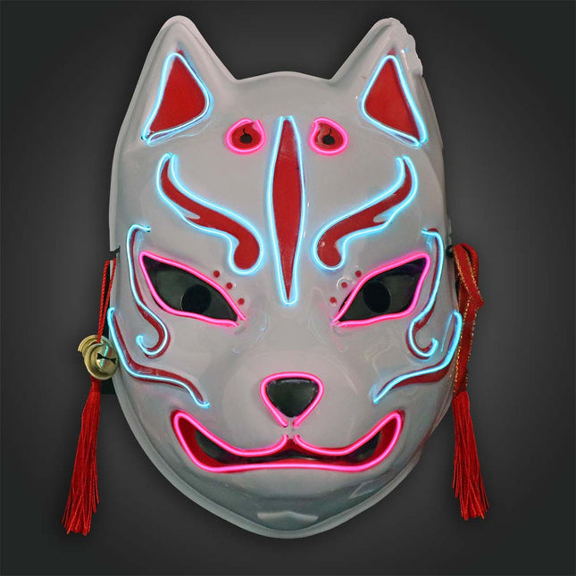 Light up El Wire Rage Cat Mask