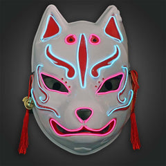 Light up El Wire Rage Cat Mask