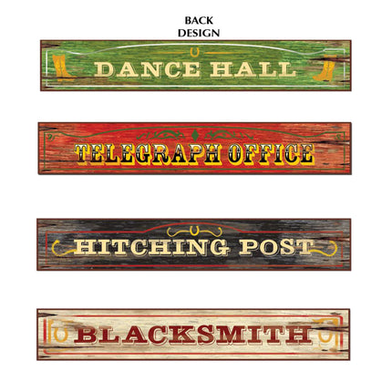 Western Sign Cutouts
