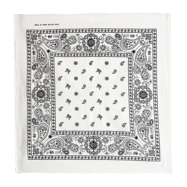 White Cotton Bandanas
