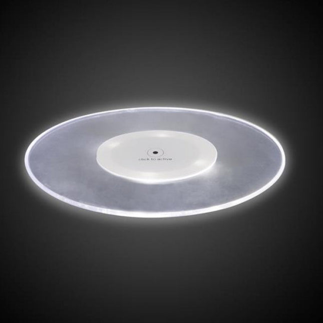 White LED 5" Drink Coaster