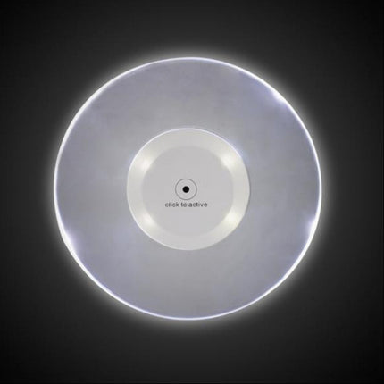 White LED 5" Drink Coaster