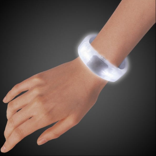 White LED Bangle Bracelet