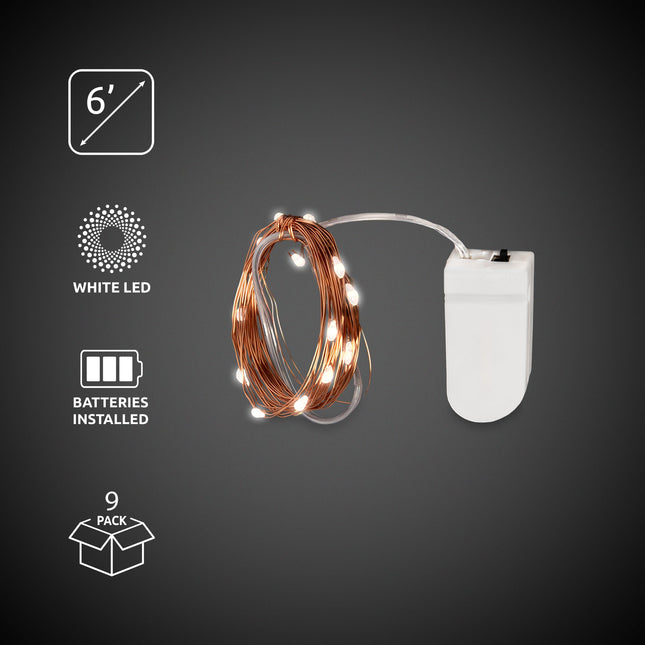 LED Flag Pin String Light