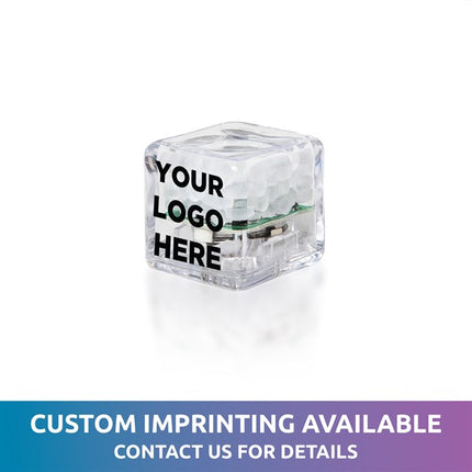 White Liquid-Activated LED Ice Cubes - 12 Per Pack