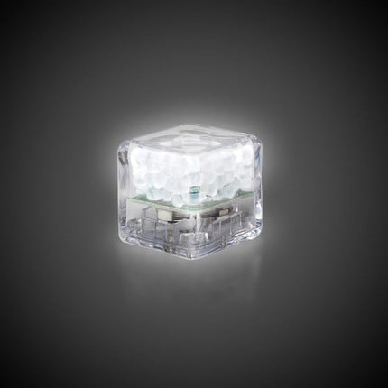 White Liquid-Activated LED Ice Cubes - 12 Per Pack