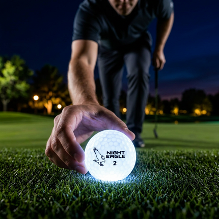 White Night Eagle CV LED Golf Ball