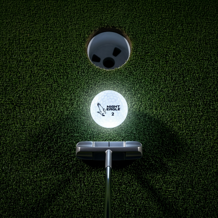 White Night Eagle CV LED Golf Ball