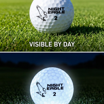 White Night Eagle CV LED Golf Ball