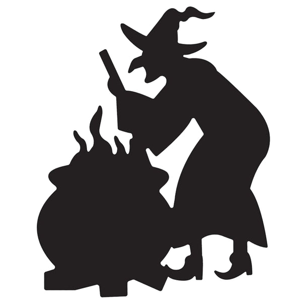 Witch Silhouettes - 4 Per Pack