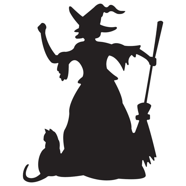 Witch Silhouettes - 4 Per Pack