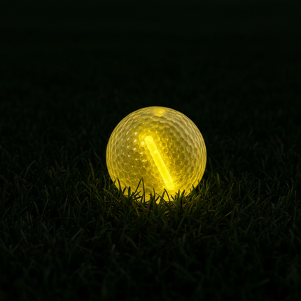 1.5" Yellow Glow Sticks for Night Golf