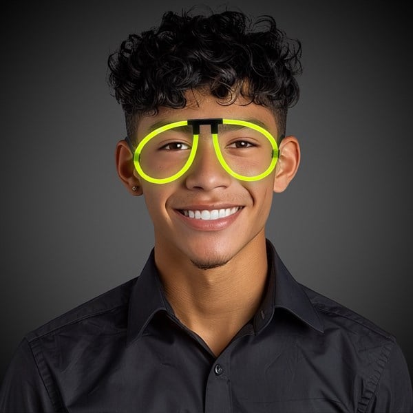 Yellow Glow Eyeglasses - Pack of 6