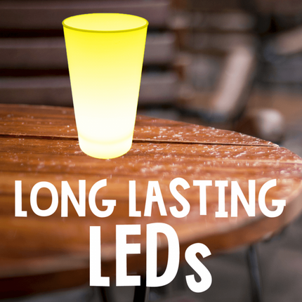 Yellow Glow In The Dark LED Light Up 12 Oz Cup