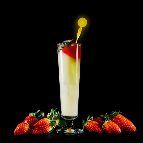Yellow LED Light Up Cocktail Drink Stirrer