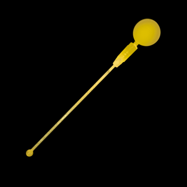 Yellow LED Light Up Cocktail Drink Stirrer