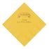 Yellow Personalized Oktoberfest Luncheon Napkins With Gold Foil - 50 Per Pack