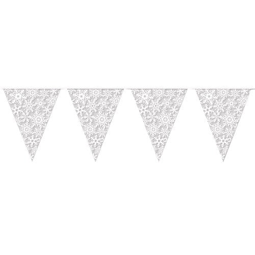 Snowflake Pennant Banner