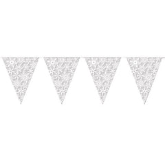 Snowflake Pennant Banner