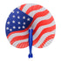 USA Flag Print Patriotic Fans