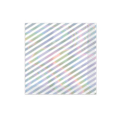 Iridescent Stripes Beverage Napkins