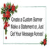 Poinsettia Party Custom Banner