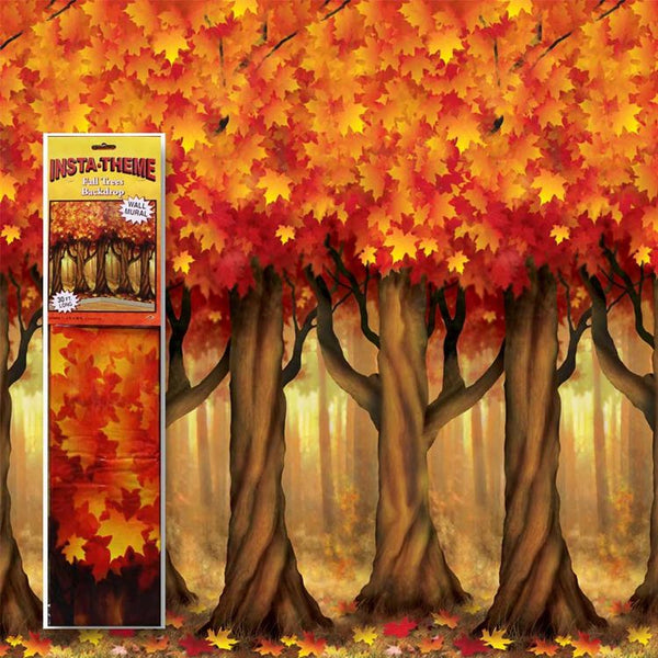 Fall Trees Room Roll