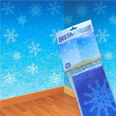 Snowflake Backdrop Room Roll