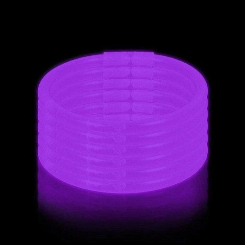 10 Inch Glow Stick Bracelets Purple